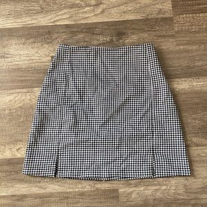 Brandy Melville Checkered Cara Skirt